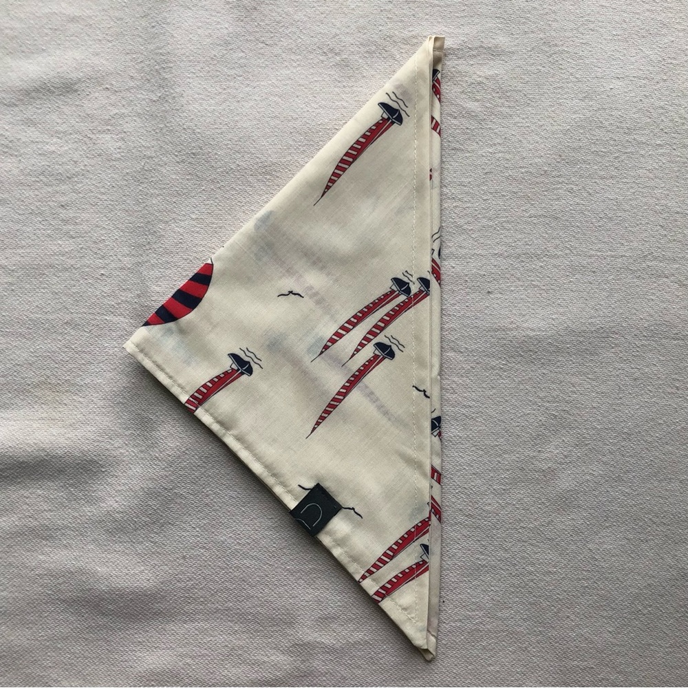 Sailboat print handkerchief